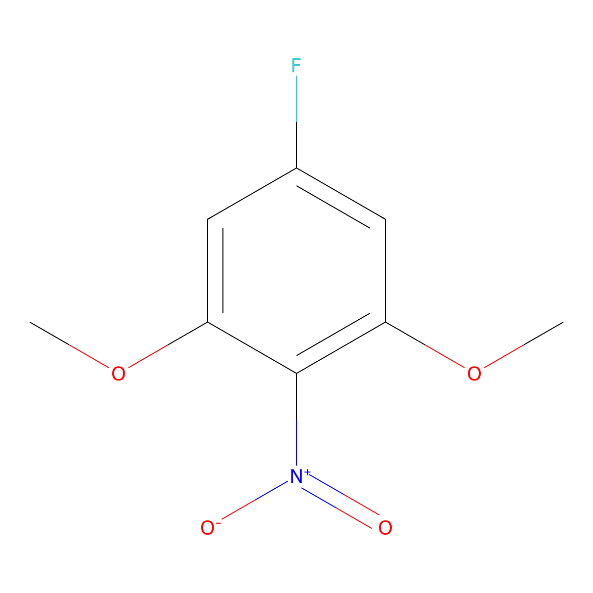 1,3-Dimethoxy-5-fluoro-2-nitrobenzene molecular structure, CAS 1806452-66-3