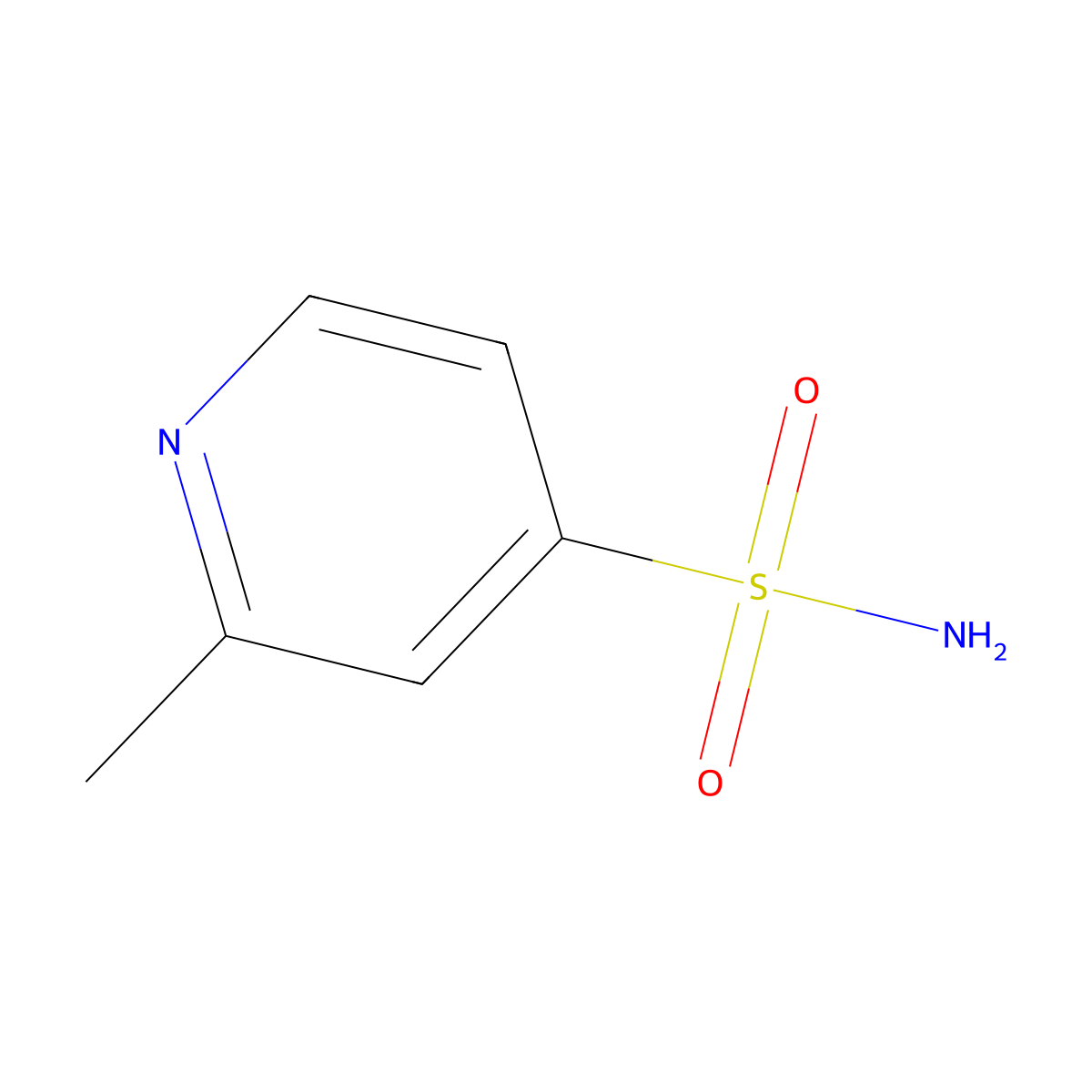 2-Methylpyridine-4-sulfonamide molecular structure, CAS 1806498-14-5