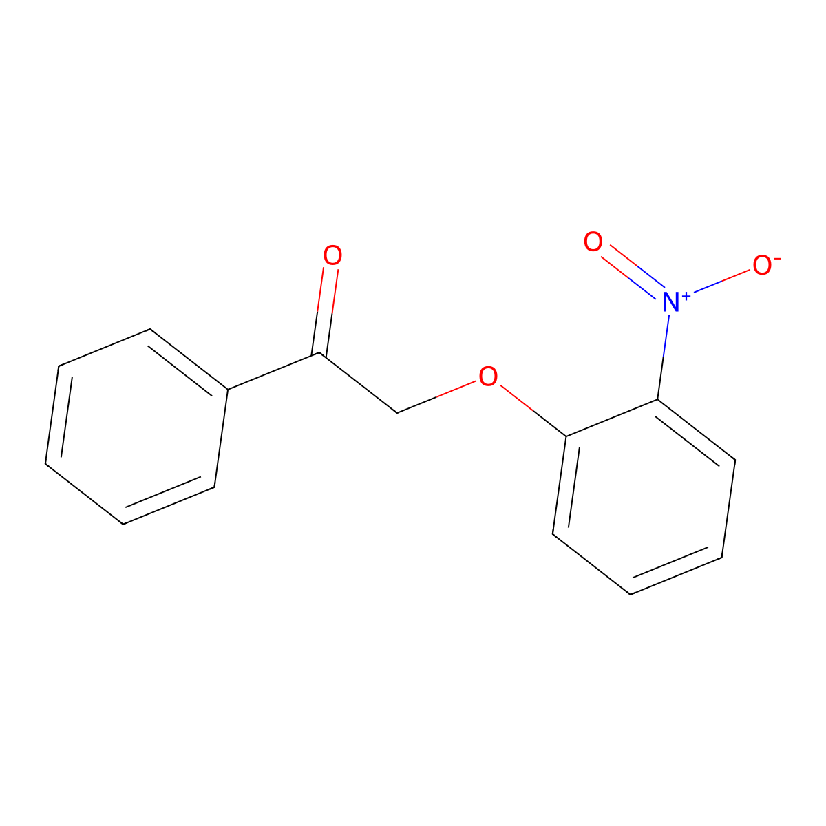 2-(2-Nitrophenoxy)-1-phenyl-1-ethanone molecular structure, CAS 18065-01-5