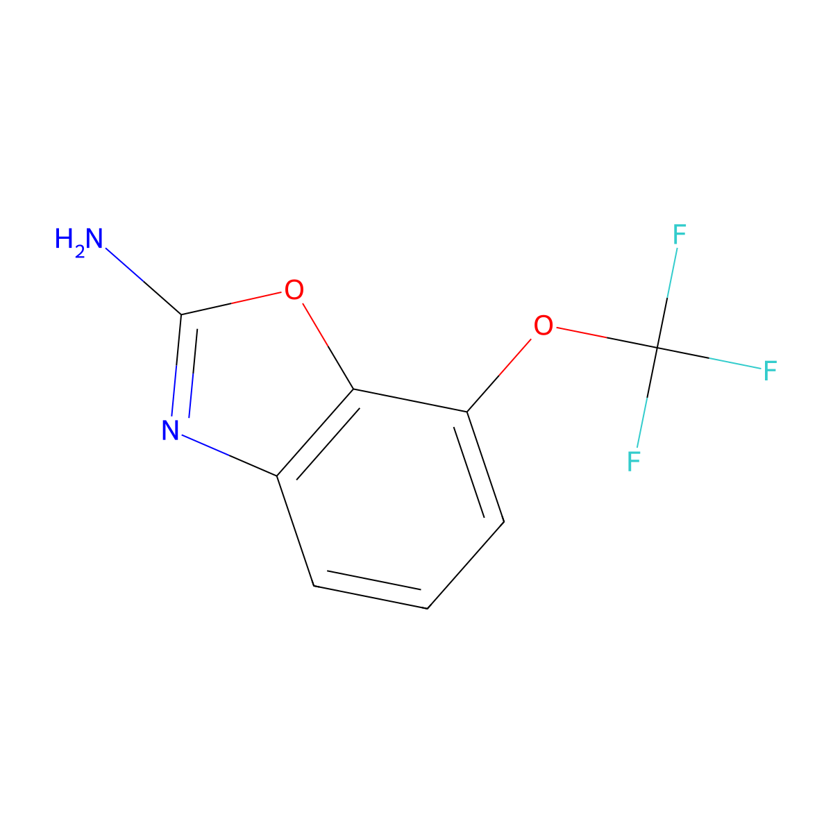 7-(Trifluoromethoxy)benzo[d]oxazol-2-amine molecular structure, CAS 1806501-06-3
