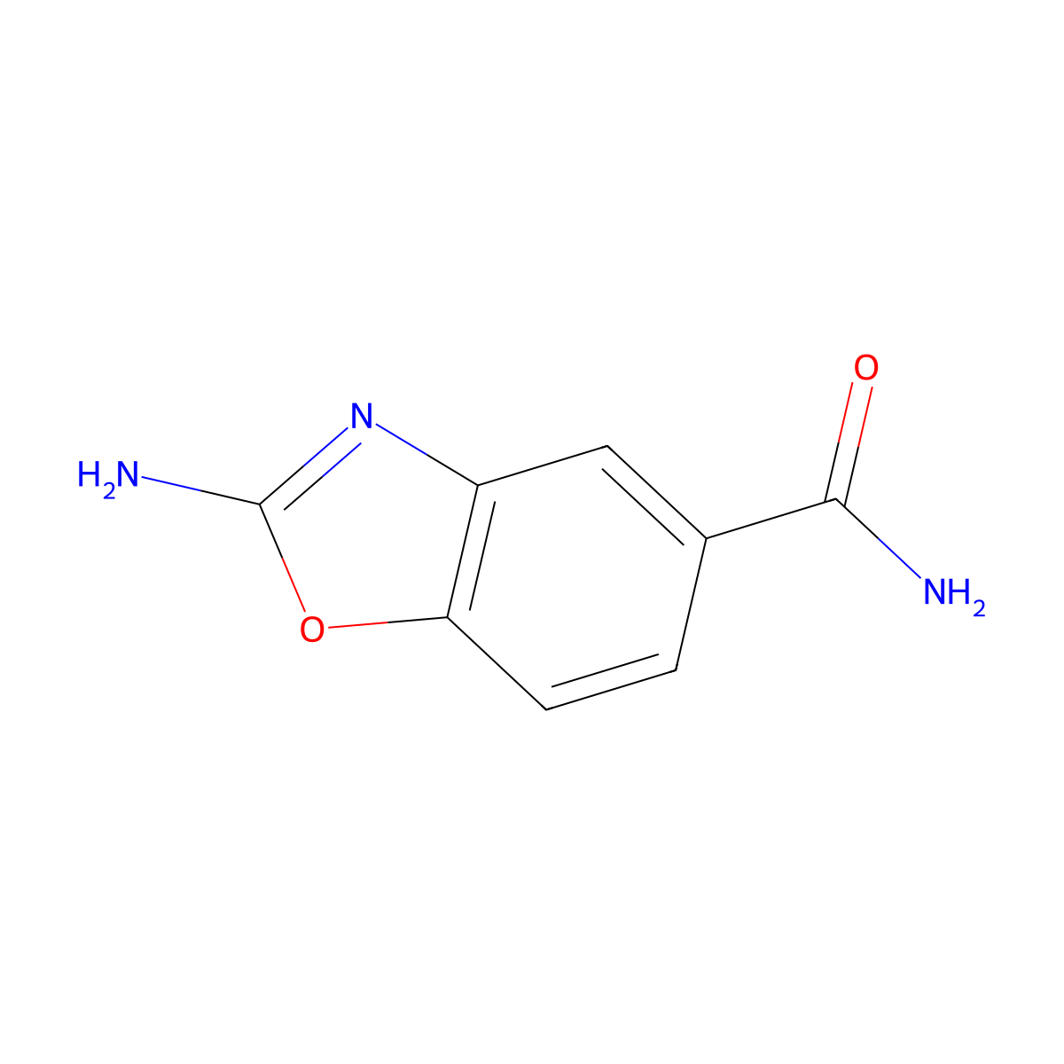 2-Aminobenzo[d]oxazole-5-carboxamide molecular structure, CAS 1806532-37-5