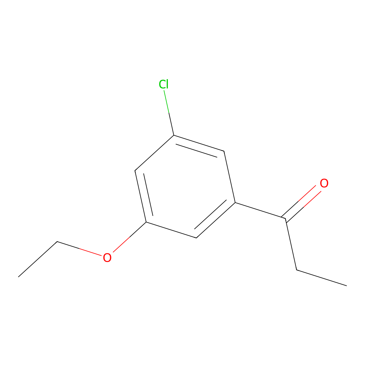 1-(3-Chloro-5-ethoxyphenyl)-1-propanone molecular structure, CAS 1806553-19-4