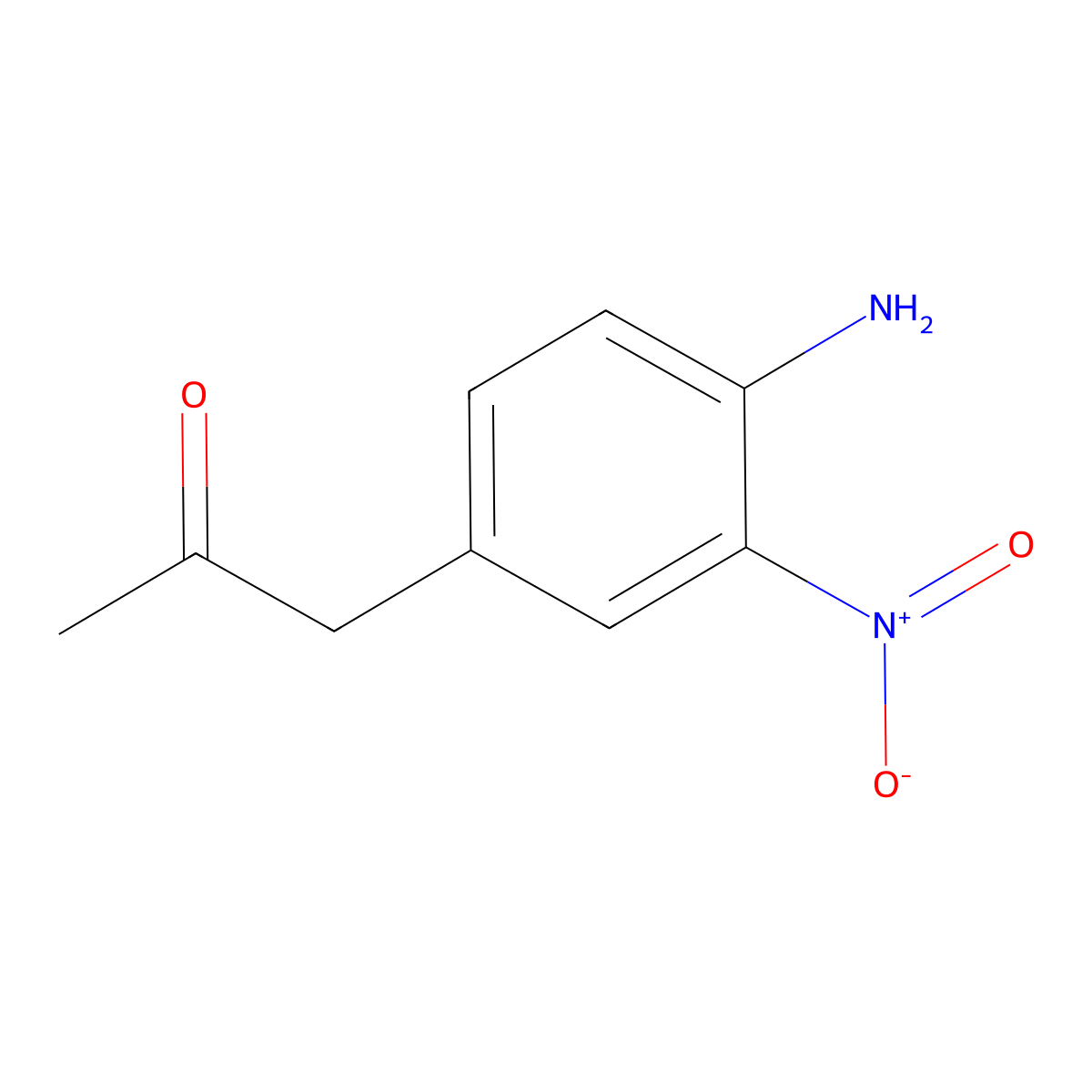 1-(4-Amino-3-nitrophenyl)propan-2-one molecular structure, CAS 1806576-73-7