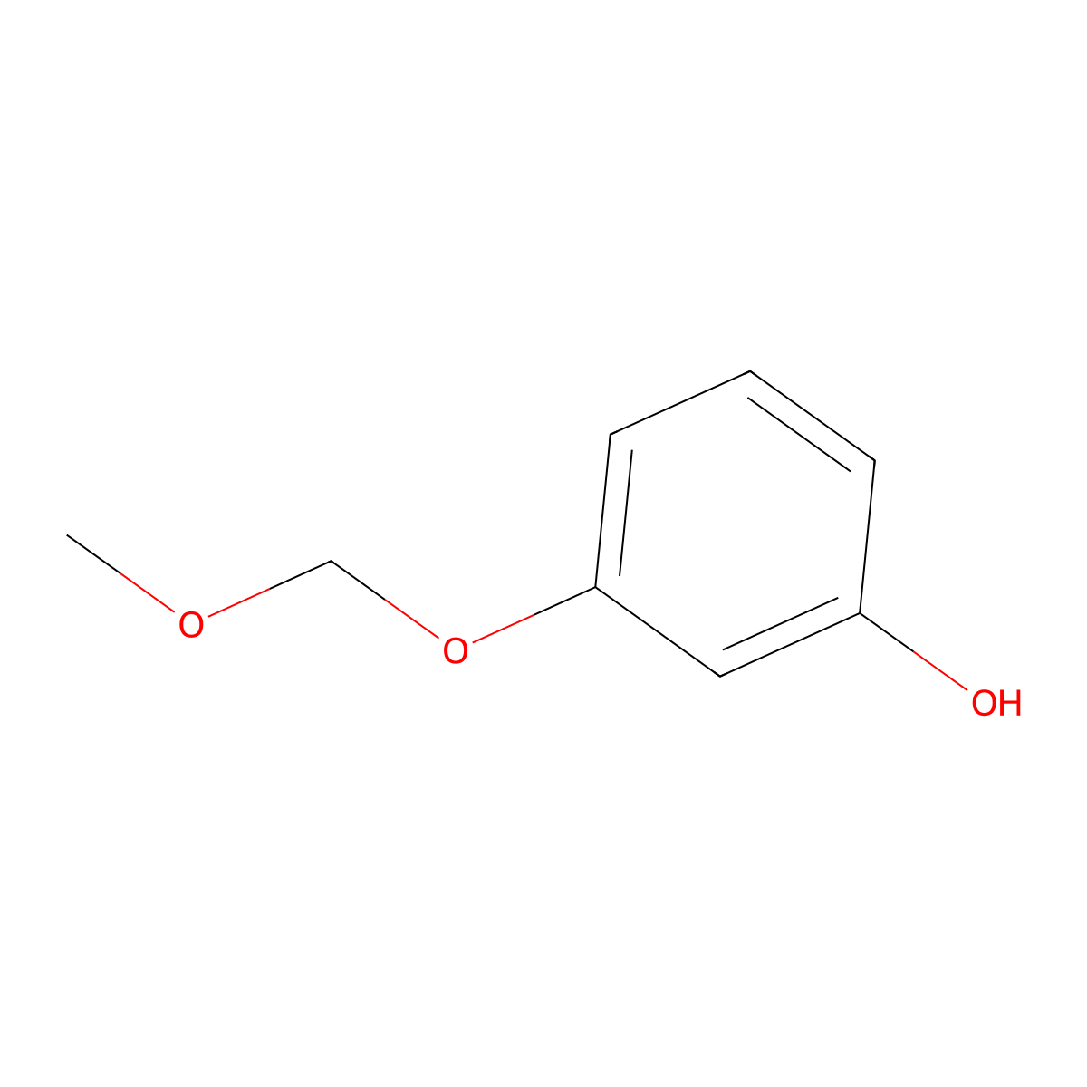 3-(Methoxymethoxy)phenol molecular structure, CAS 18066-10-9