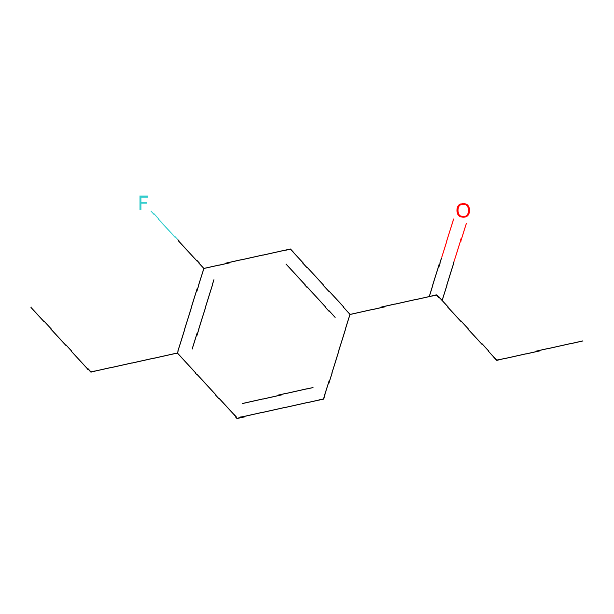 1-(4-Ethyl-3-fluorophenyl)-1-propanone molecular structure, CAS 1806611-61-9