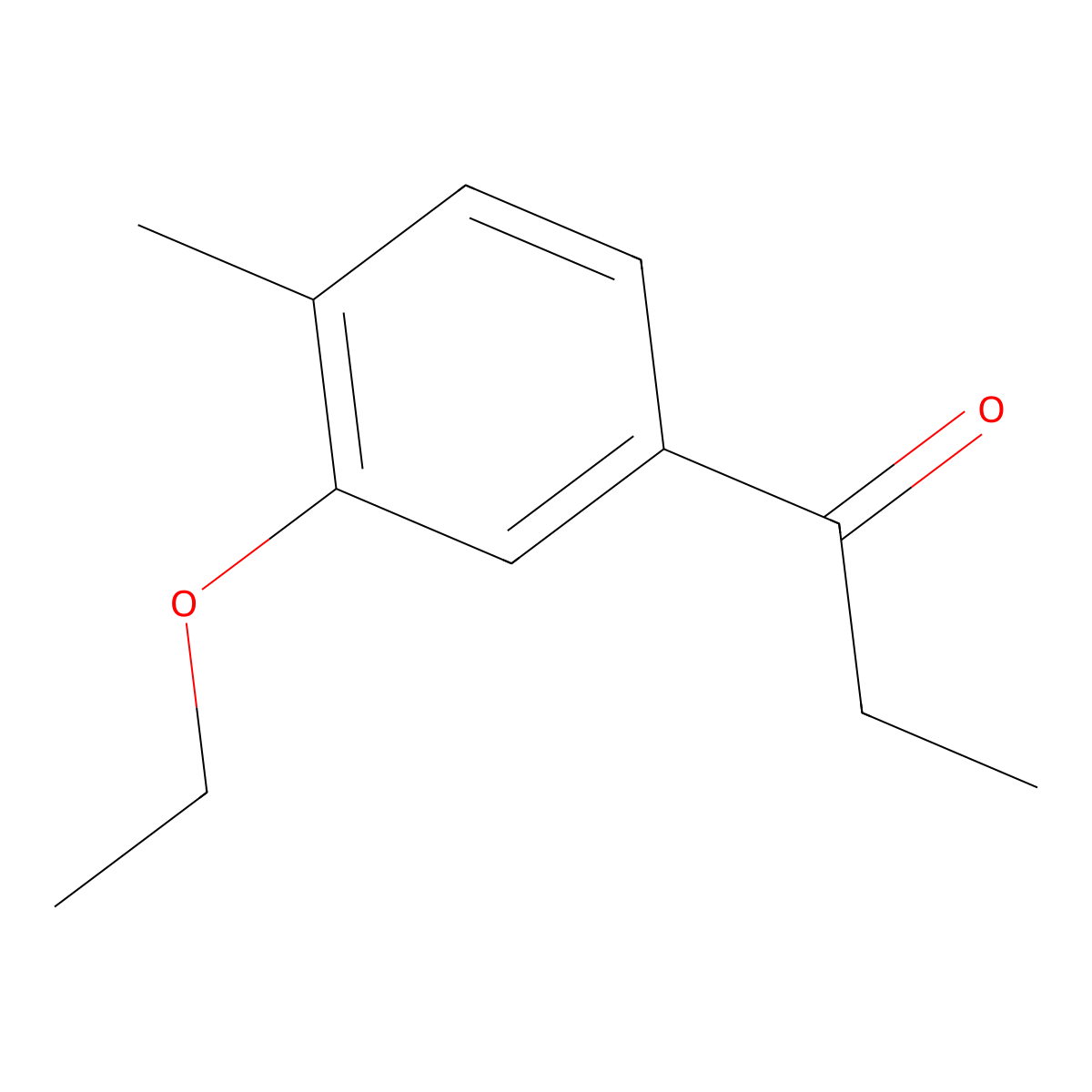 1-(3-Ethoxy-4-methylphenyl)propan-1-one molecular structure, CAS 1806614-60-7