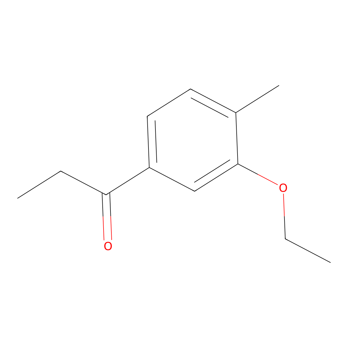 1-(3-Ethoxy-4-methylphenyl)propan-1-one molecular structure, CAS 1806614-60-7
