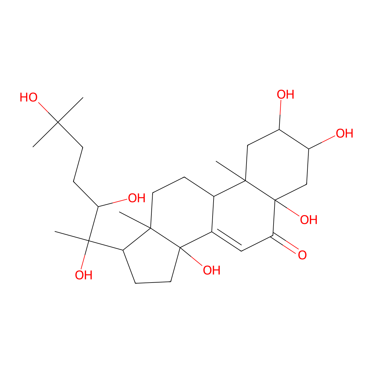 Polypodine B molecular structure, CAS 18069-14-2