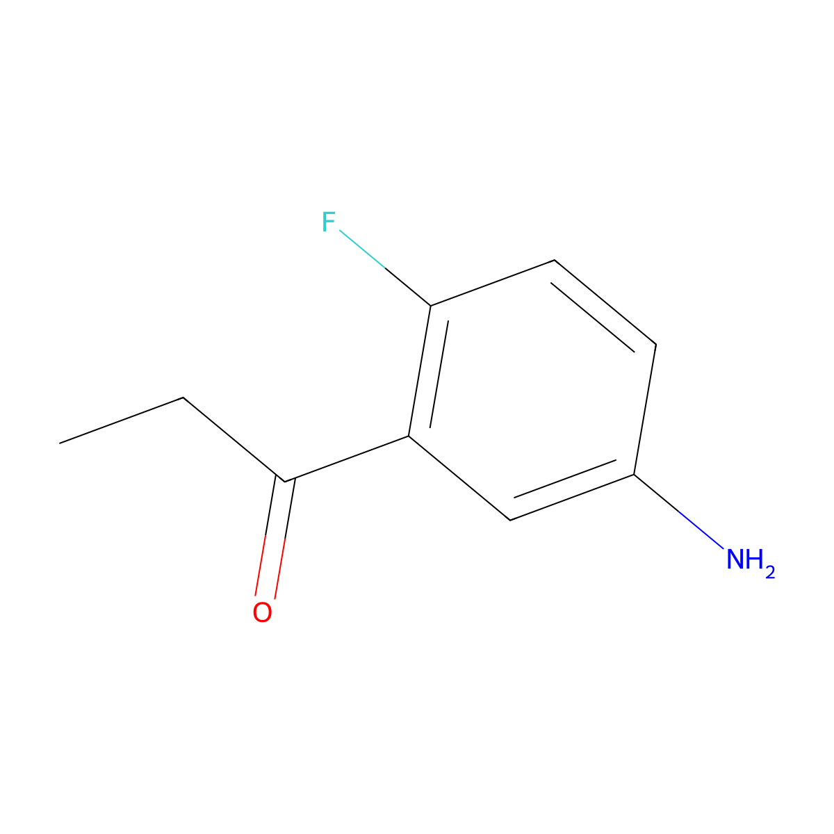 1-(5-Amino-2-fluorophenyl)propan-1-one molecular structure, CAS 1807049-73-5