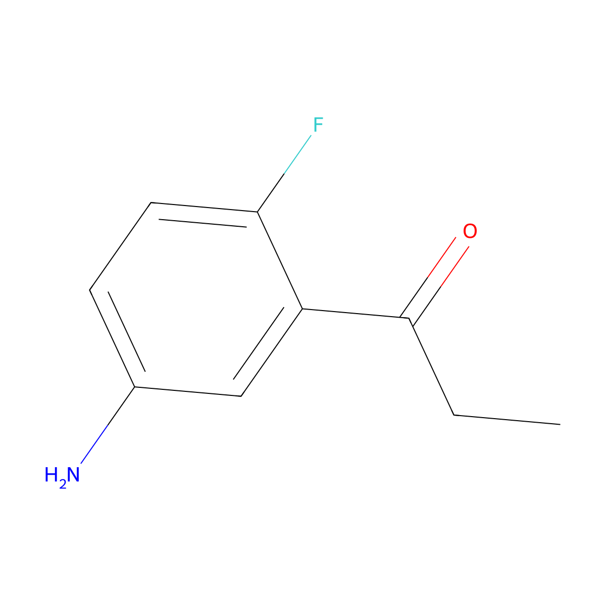 1-(5-Amino-2-fluorophenyl)propan-1-one molecular structure, CAS 1807049-73-5