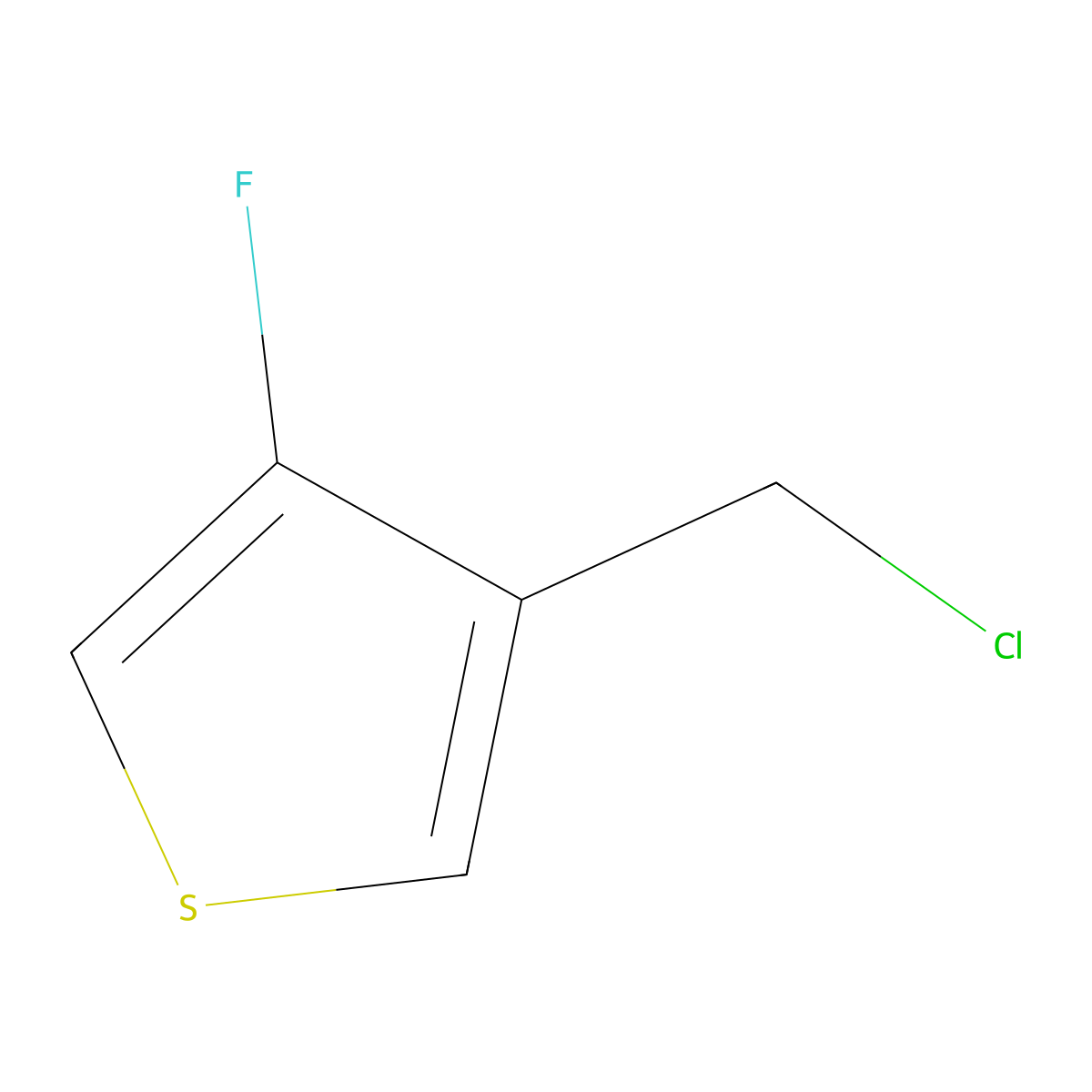3-(Chloromethyl)-4-fluorothiophene molecular structure, CAS 1807068-37-6