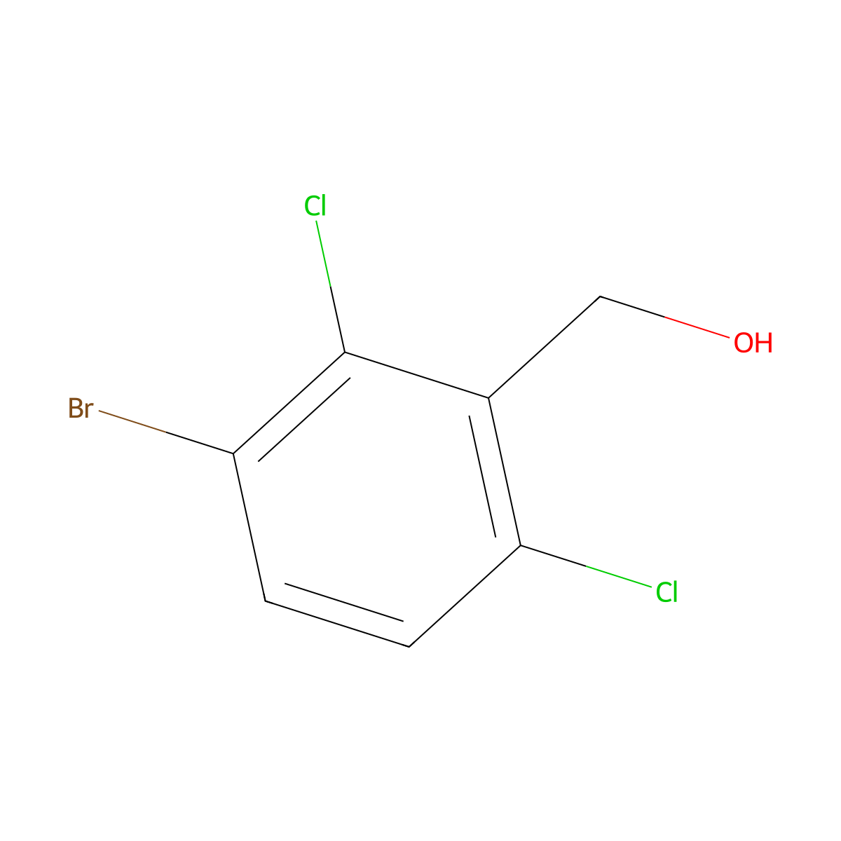 3-Bromo-2,6-dichlorobenzyl alcohol molecular structure, CAS 1807171-96-5