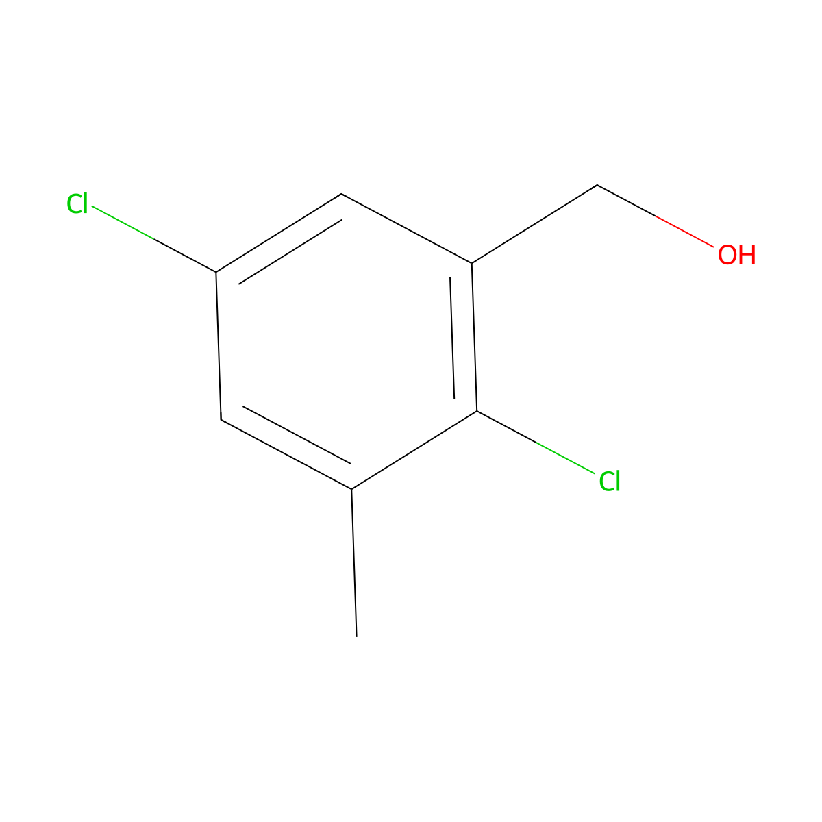 2,5-Dichloro-3-methylbenzyl alcohol molecular structure, CAS 1807180-27-3