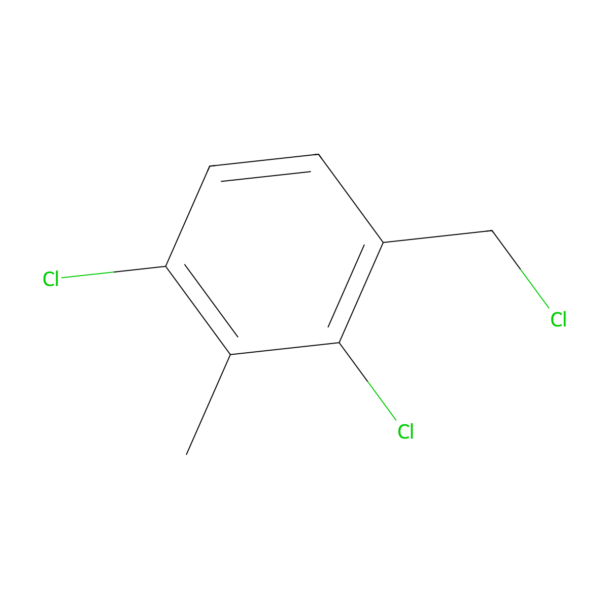 1,3-Dichloro-4-(chloromethyl)-2-methylbenzene molecular structure, CAS 1807183-15-8