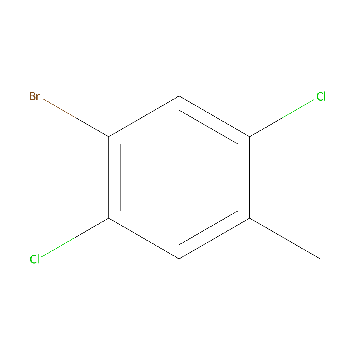 4-Bromo-2,5-dichlorotoluene molecular structure, CAS 1807208-46-3