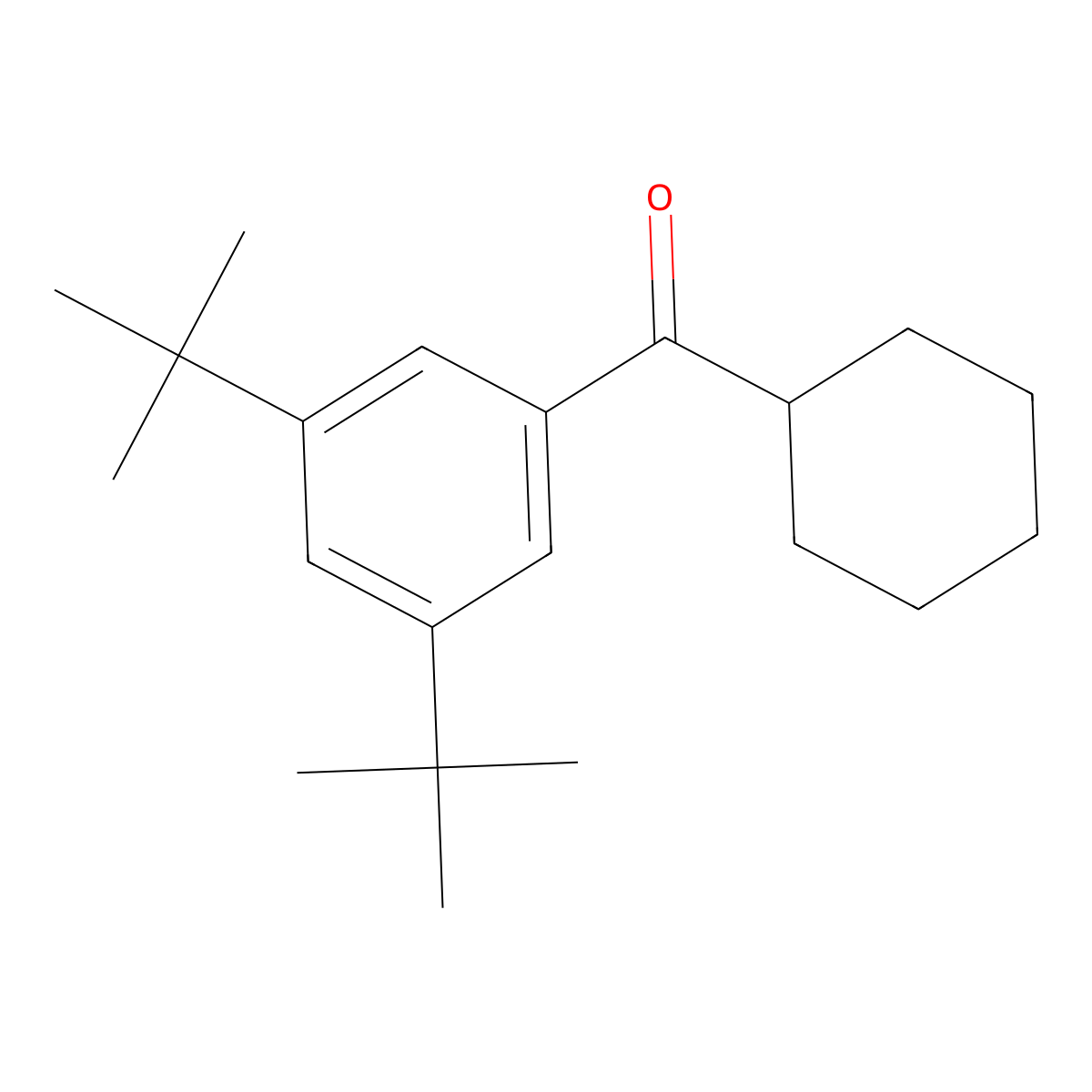 [3,5-Bis(1,1-dimethylethyl)phenyl]cyclohexylmethanone molecular structure, CAS 180740-67-4