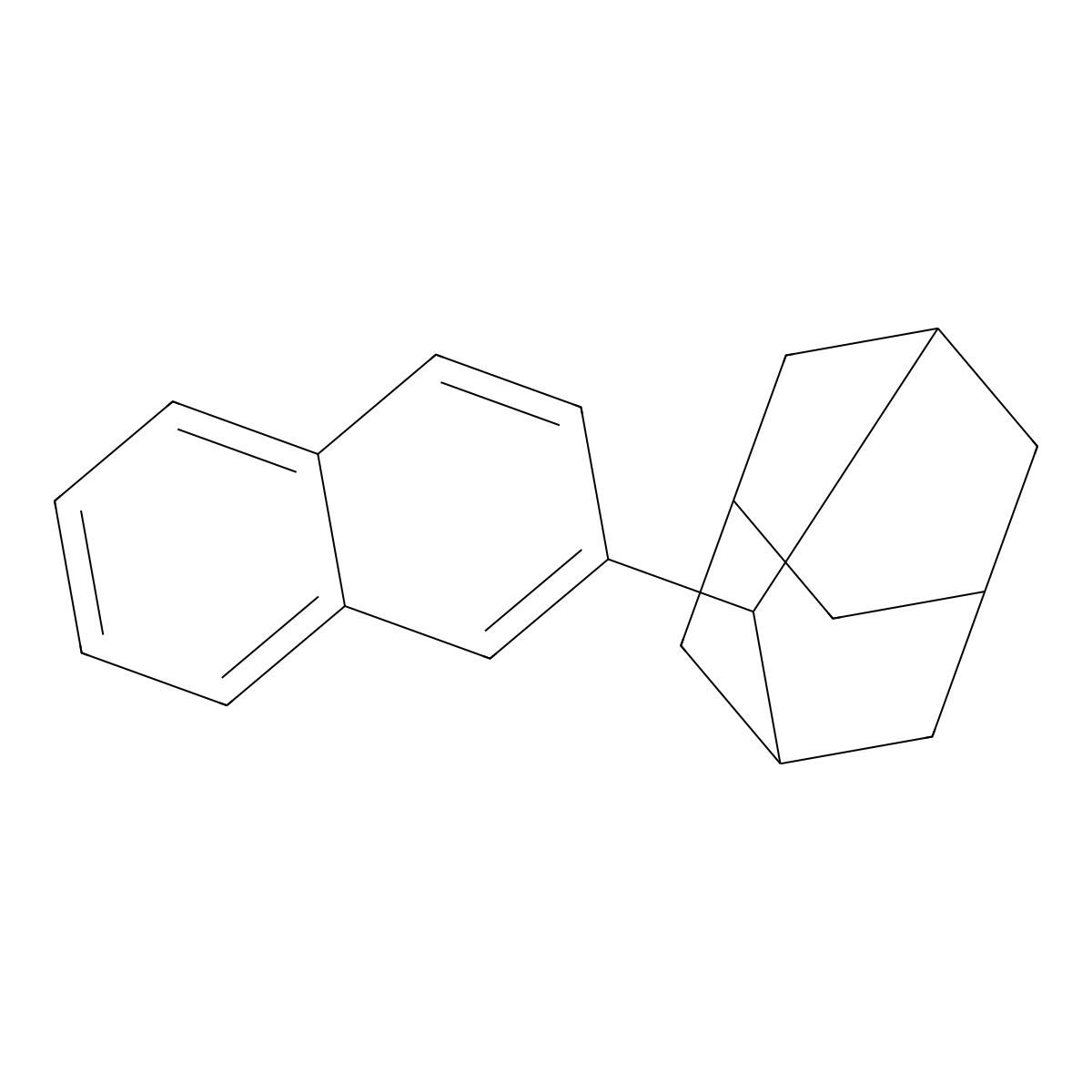 2-(2-Adamantyl)naphthalene molecular structure, CAS 1807485-26-2