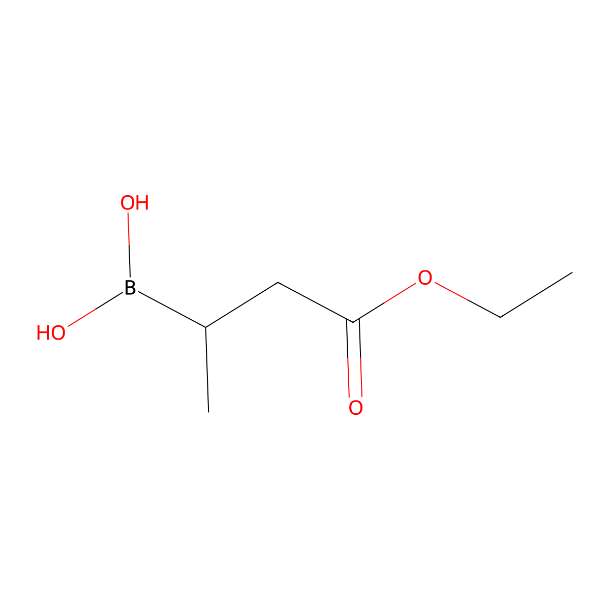 (4-Ethoxy-4-oxobutan-2-yl)boronic acid molecular structure, CAS 1807487-45-1