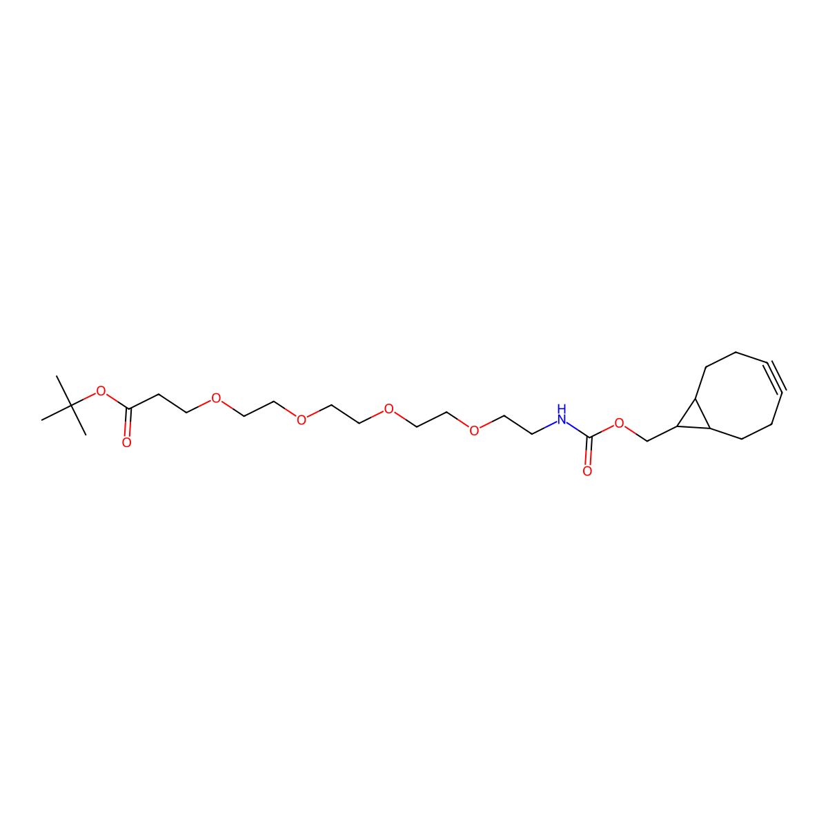 endo-BCN-PEG4-Boc molecular structure, CAS 1807501-83-2