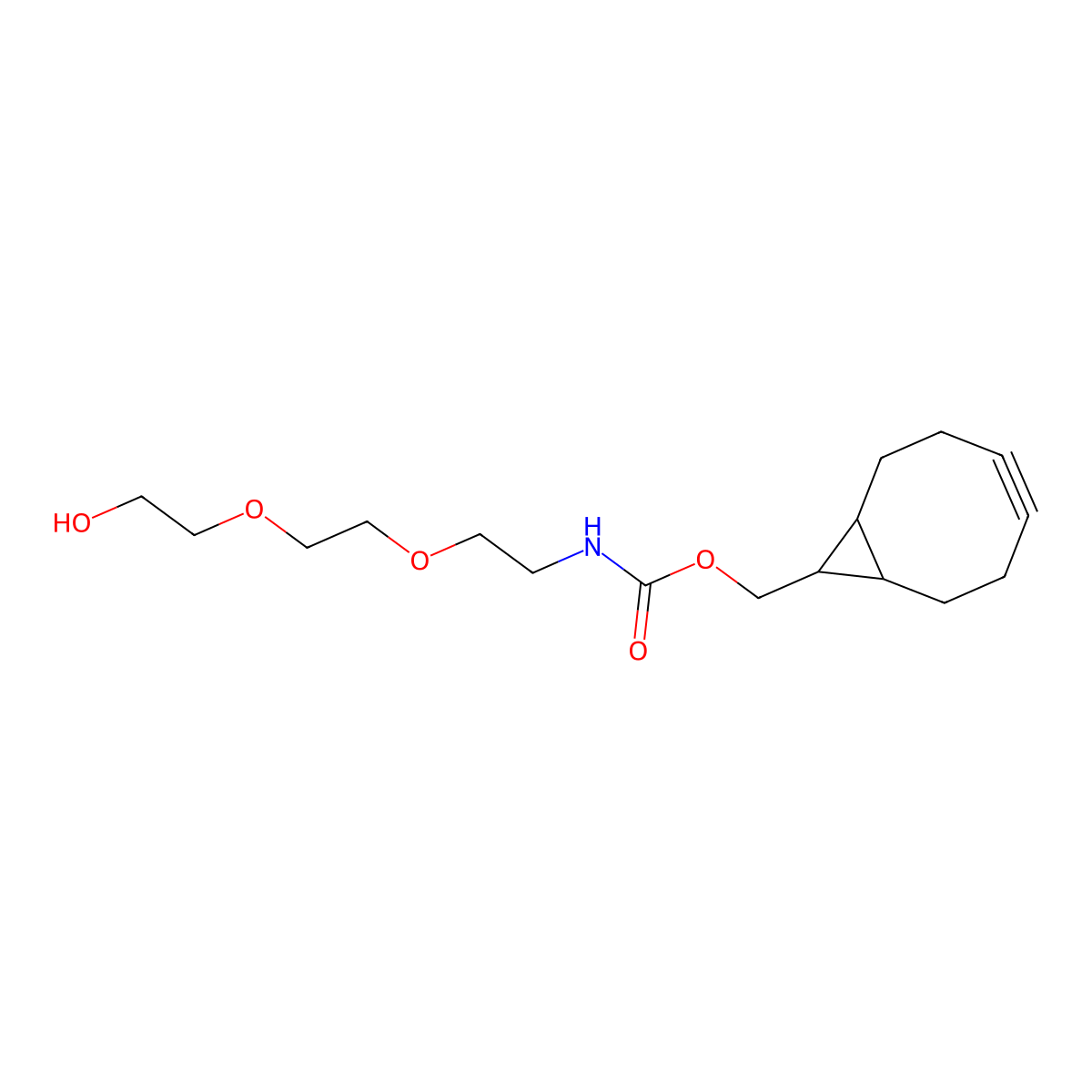 endo-BCN-PEG2-alcohol molecular structure, CAS 1807501-85-4