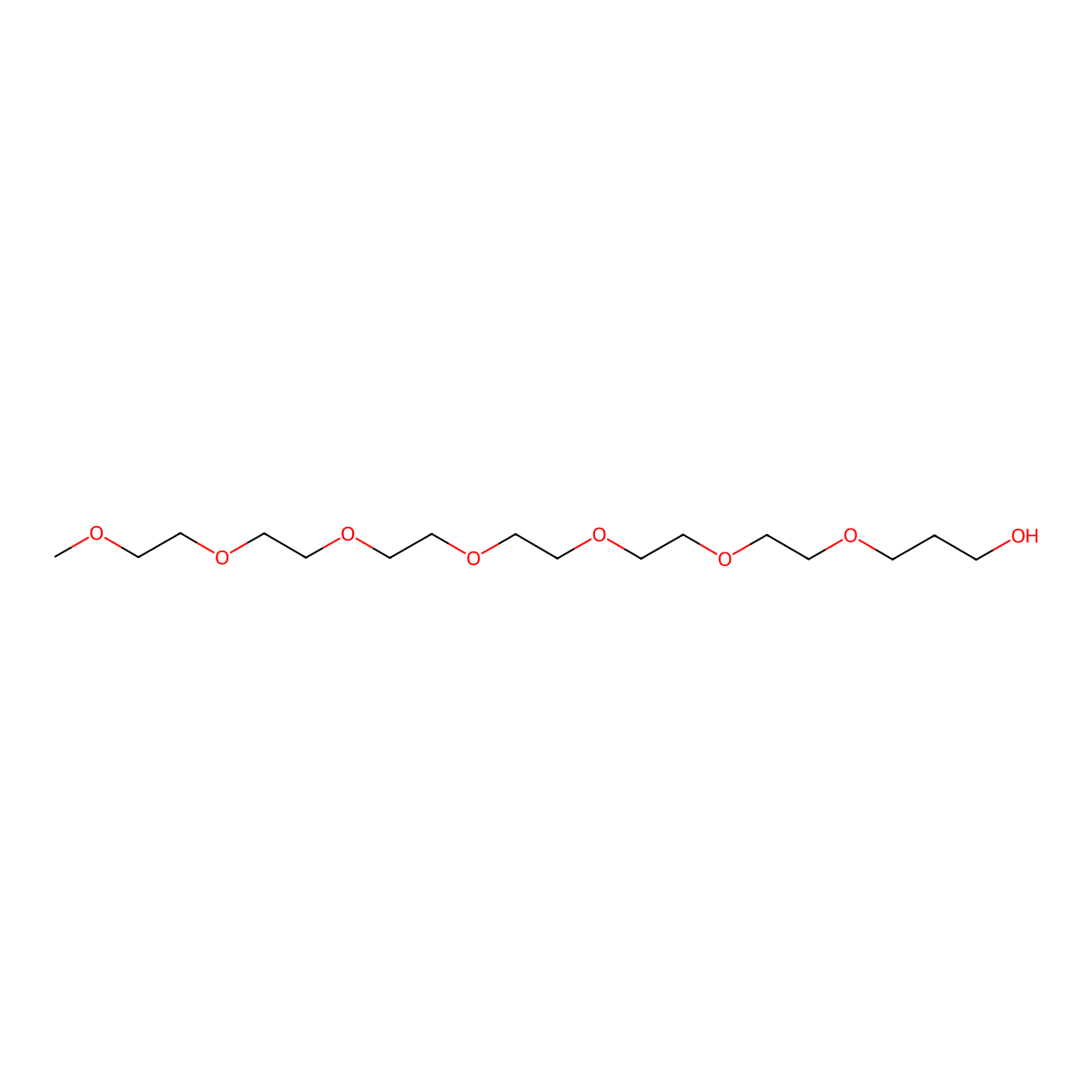 M-peg7-(ch2)3-alcohol molecular structure, CAS 1807512-35-1