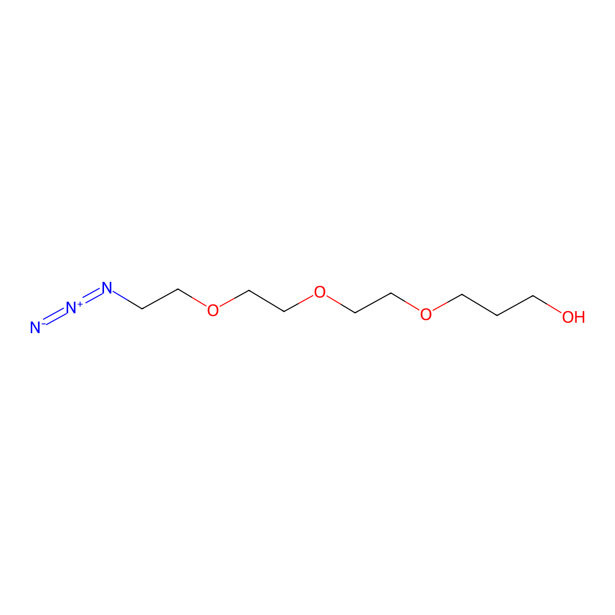 Azido-PEG3-(CH2)3OH molecular structure, CAS 1807512-36-2