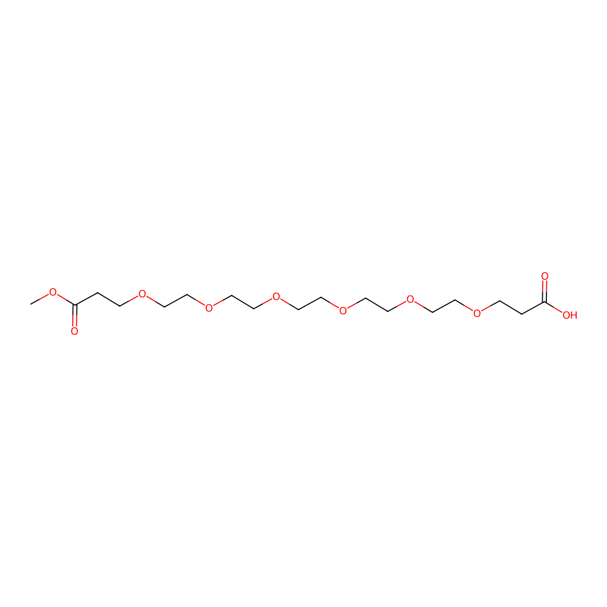 Acid-PEG6-mono-methyl ester molecular structure, CAS 1807512-38-4