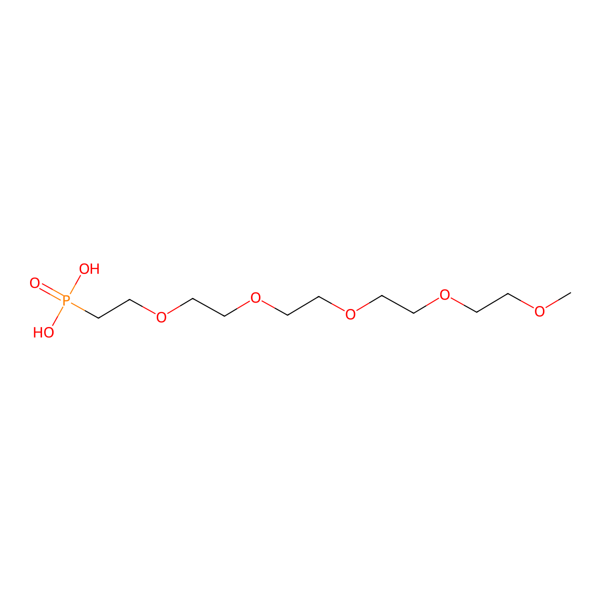 m-PEG5-phosphonic acid molecular structure, CAS 1807512-39-5