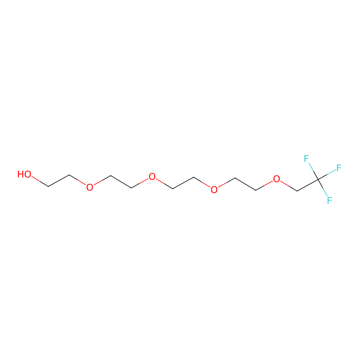 1,1,1-Trifluoroethyl-PEG5-Alcohol molecular structure, CAS 1807512-41-9