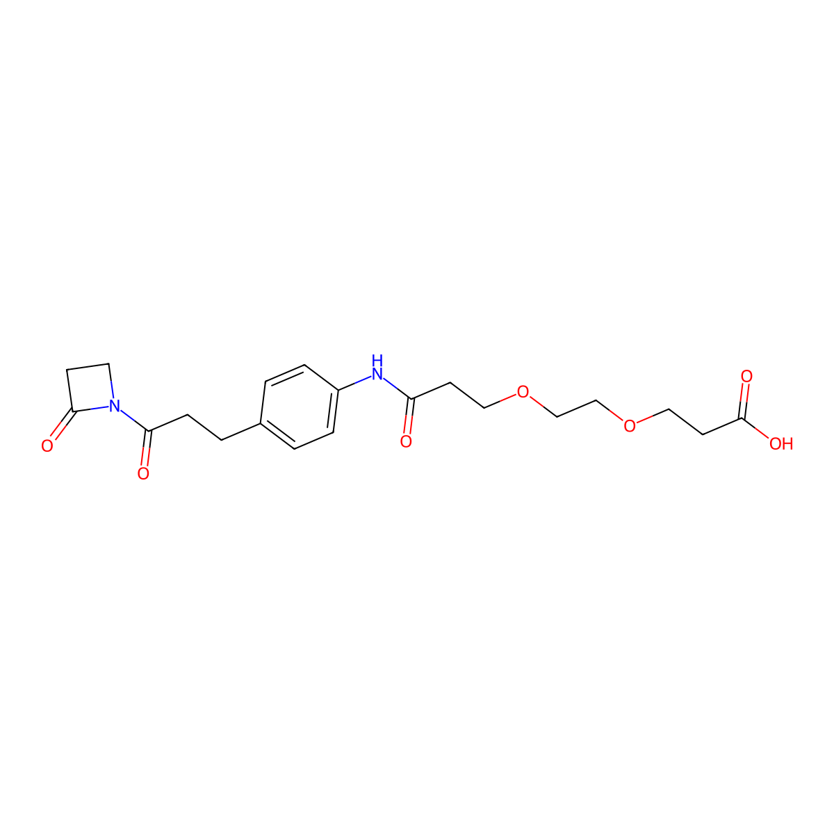 Azd-peg2-acid molecular structure, CAS 1807518-70-2