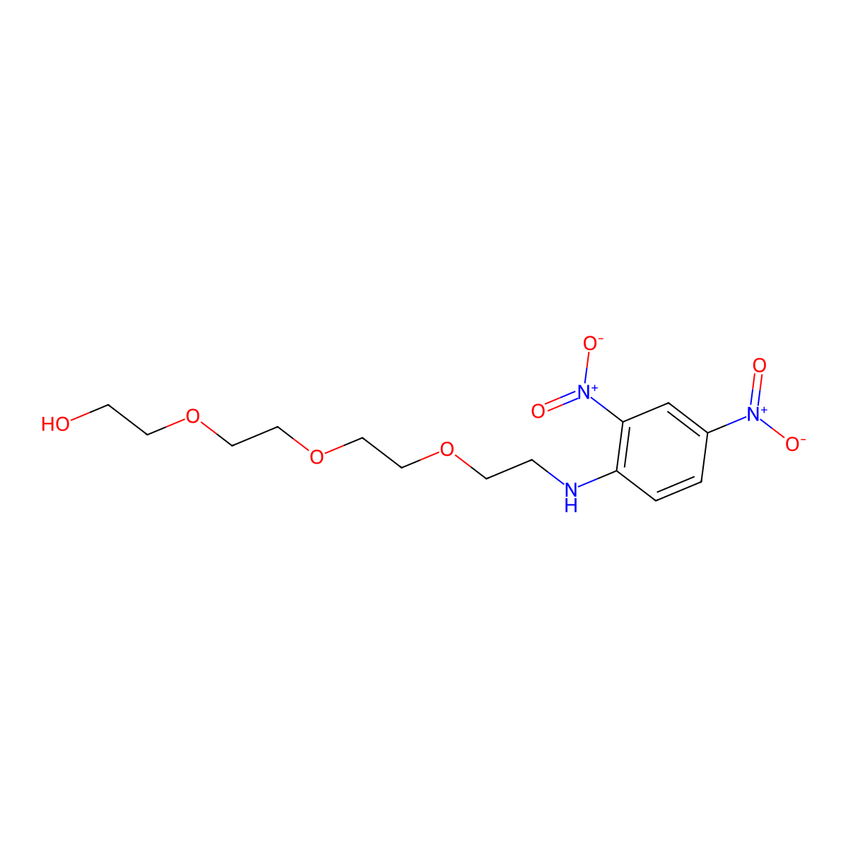 DNP-PEG4-alcohol molecular structure, CAS 1807520-99-5