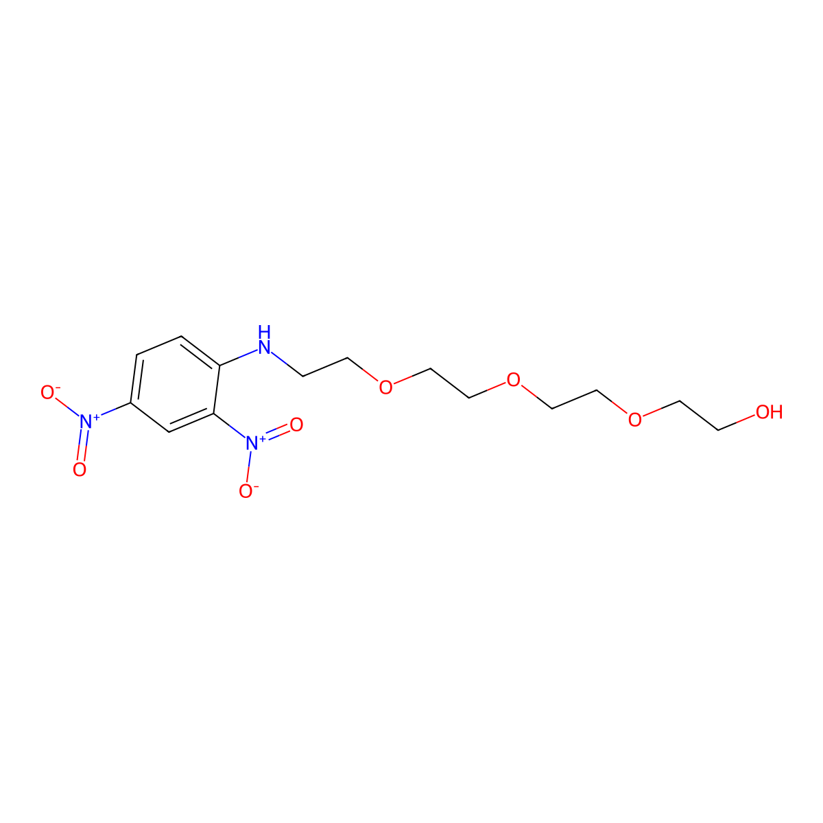 DNP-PEG4-alcohol molecular structure, CAS 1807520-99-5