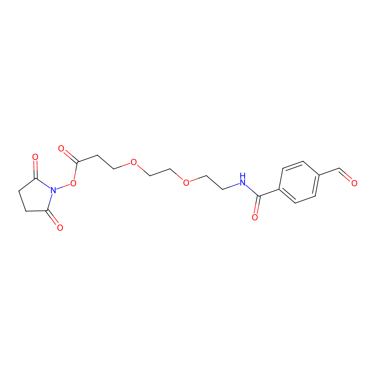 Ald-Ph-PEG2-NHS molecular structure, CAS 1807521-07-8