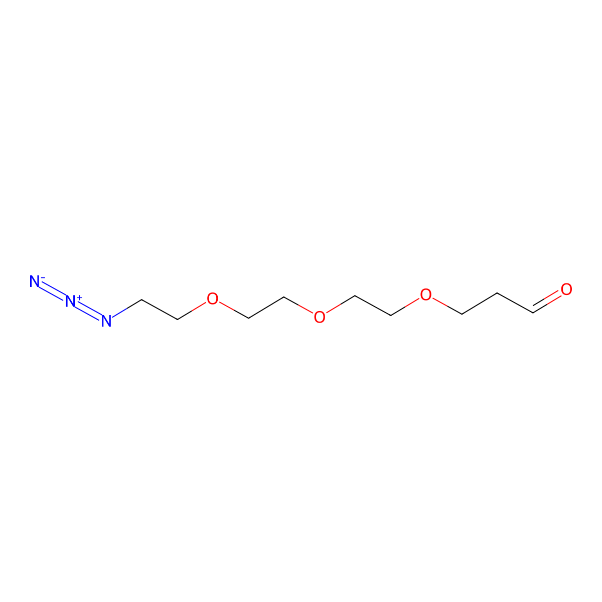 Azido-PEG3-aldehyde molecular structure, CAS 1807530-10-4