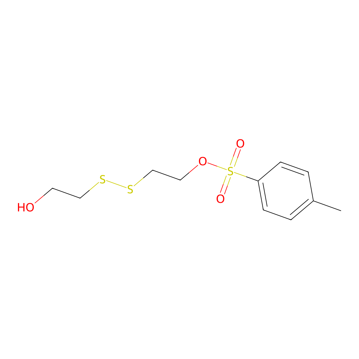 2-hydroxyethyl disulfide mono-Tosylate molecular structure, CAS 1807530-16-0