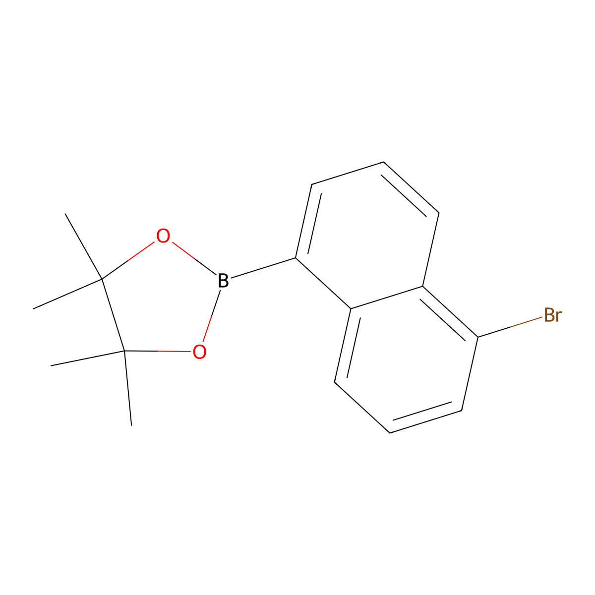 2-(5-Bromonaphthalen-1-yl)-4,4,5,5-tetramethyl-1,3,2-dioxaborolane molecular structure, CAS 1807534-02-6