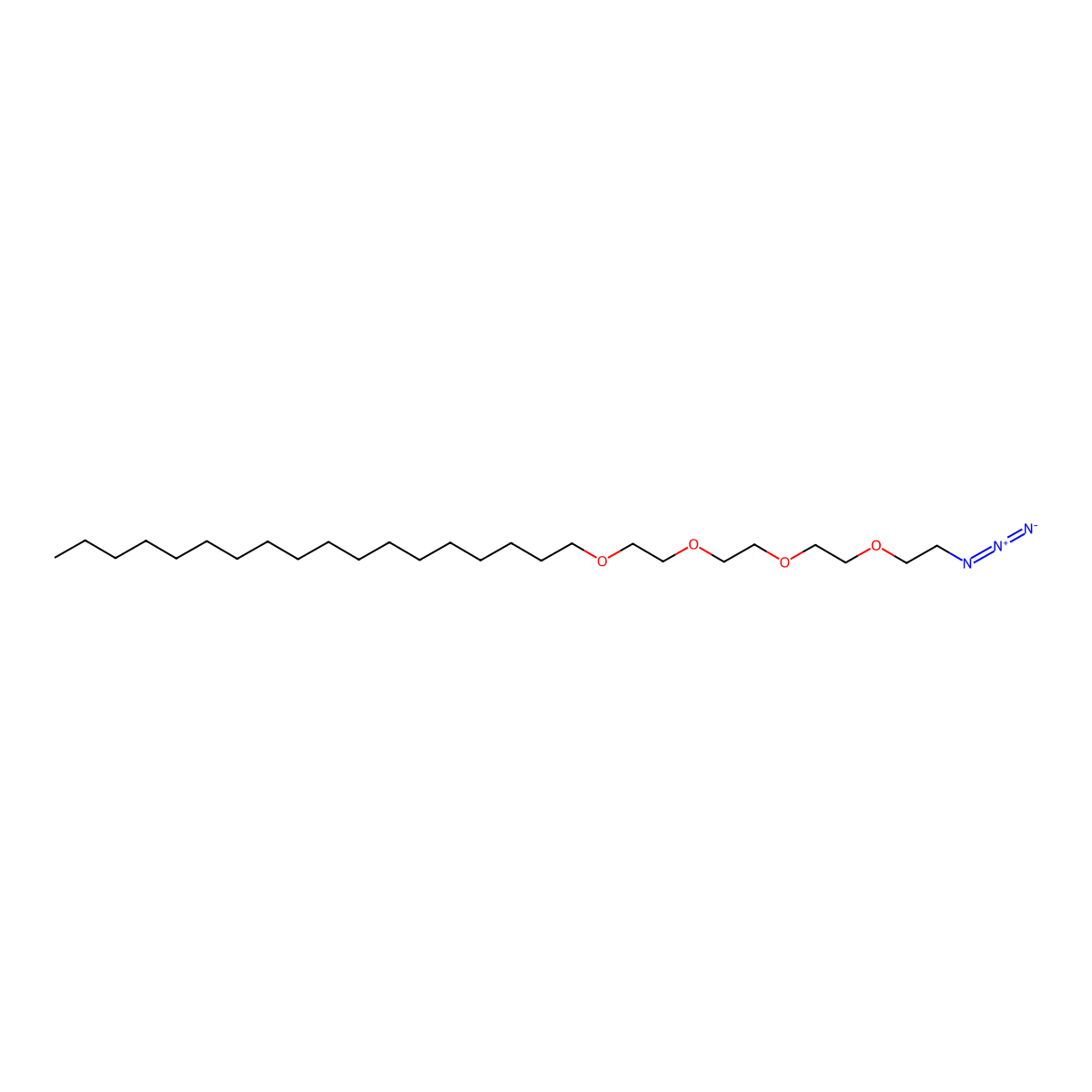 C18-PEG4-Azide molecular structure, CAS 1807539-11-2