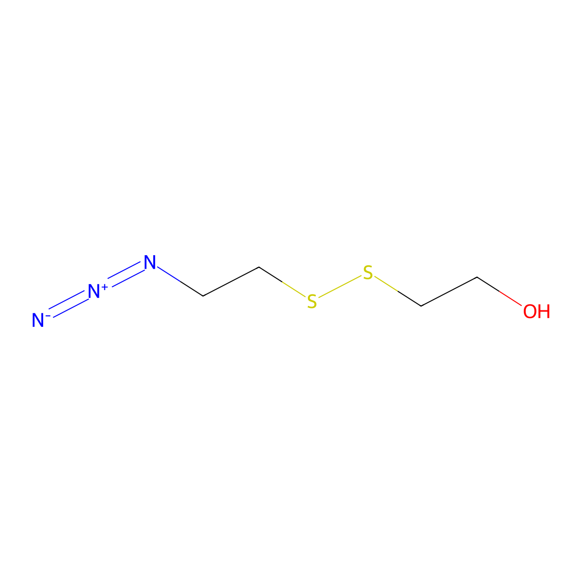 Azidoethyl-SS-ethylalcohol molecular structure, CAS 1807540-82-4