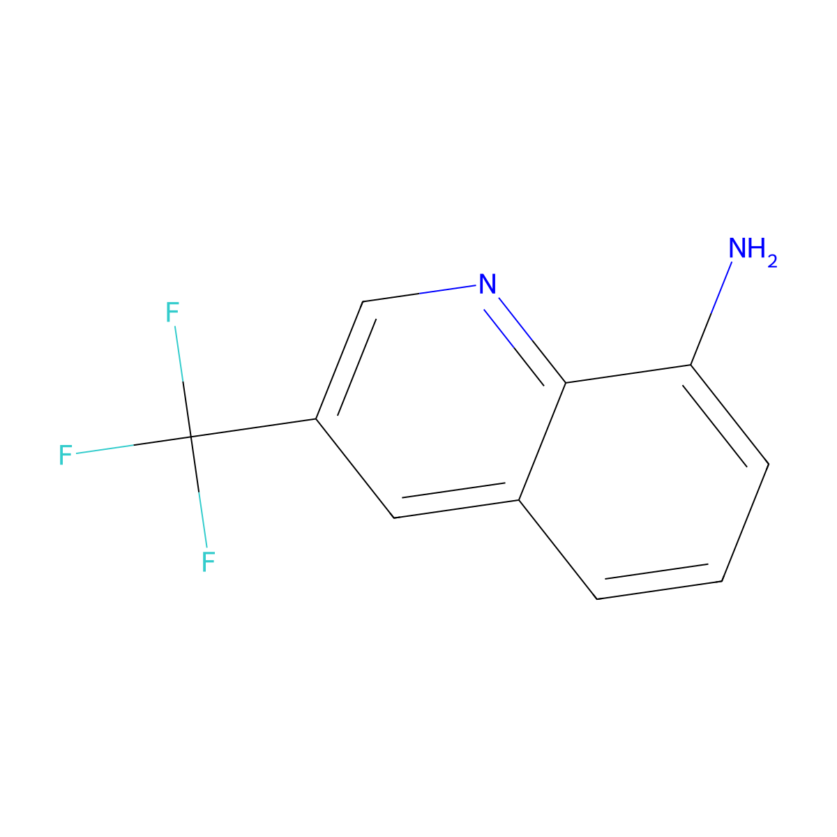 3-(Trifluoromethyl)quinolin-8-amine molecular structure, CAS 1807542-87-5