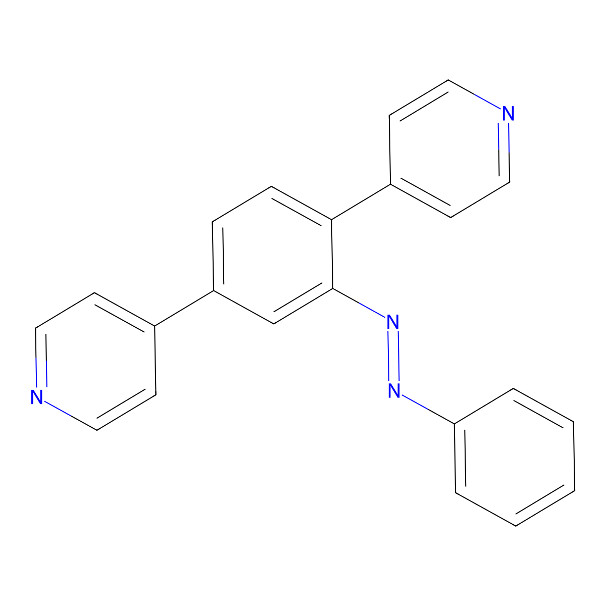 (e)-4,4'-(2-(Phenyldiazenyl)-1,4-phenylene)dipyridine molecular structure, CAS 1807547-41-6