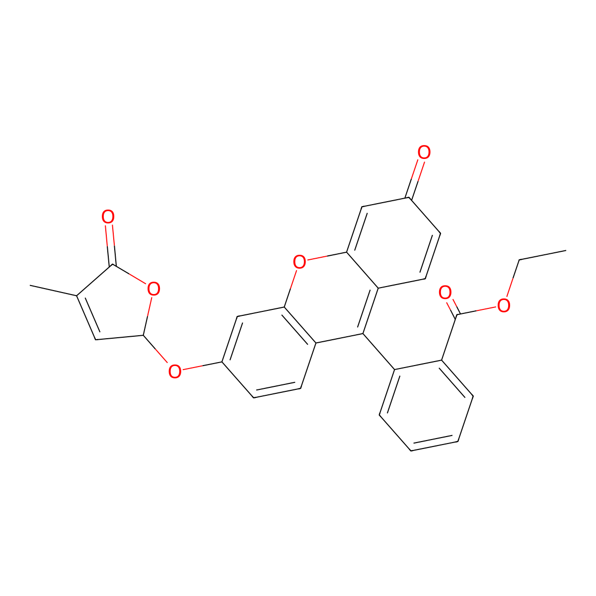 Yoshimulactone Green (YLG) molecular structure, CAS 1807549-00-3