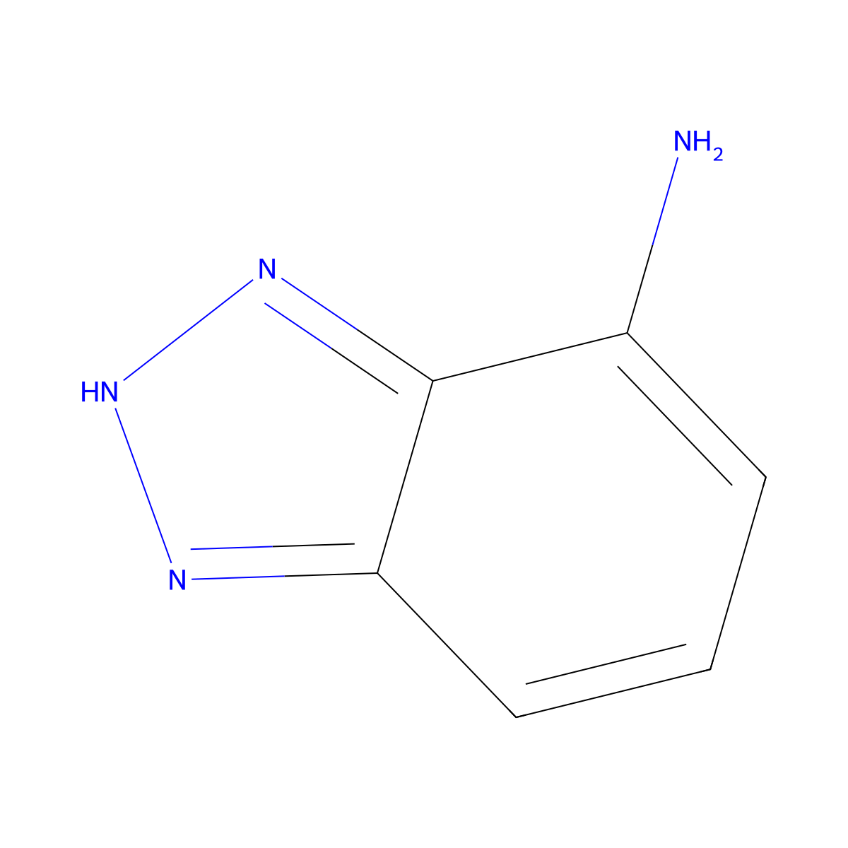 1H-Benzotriazol-4-amine molecular structure, CAS 18076-61-4