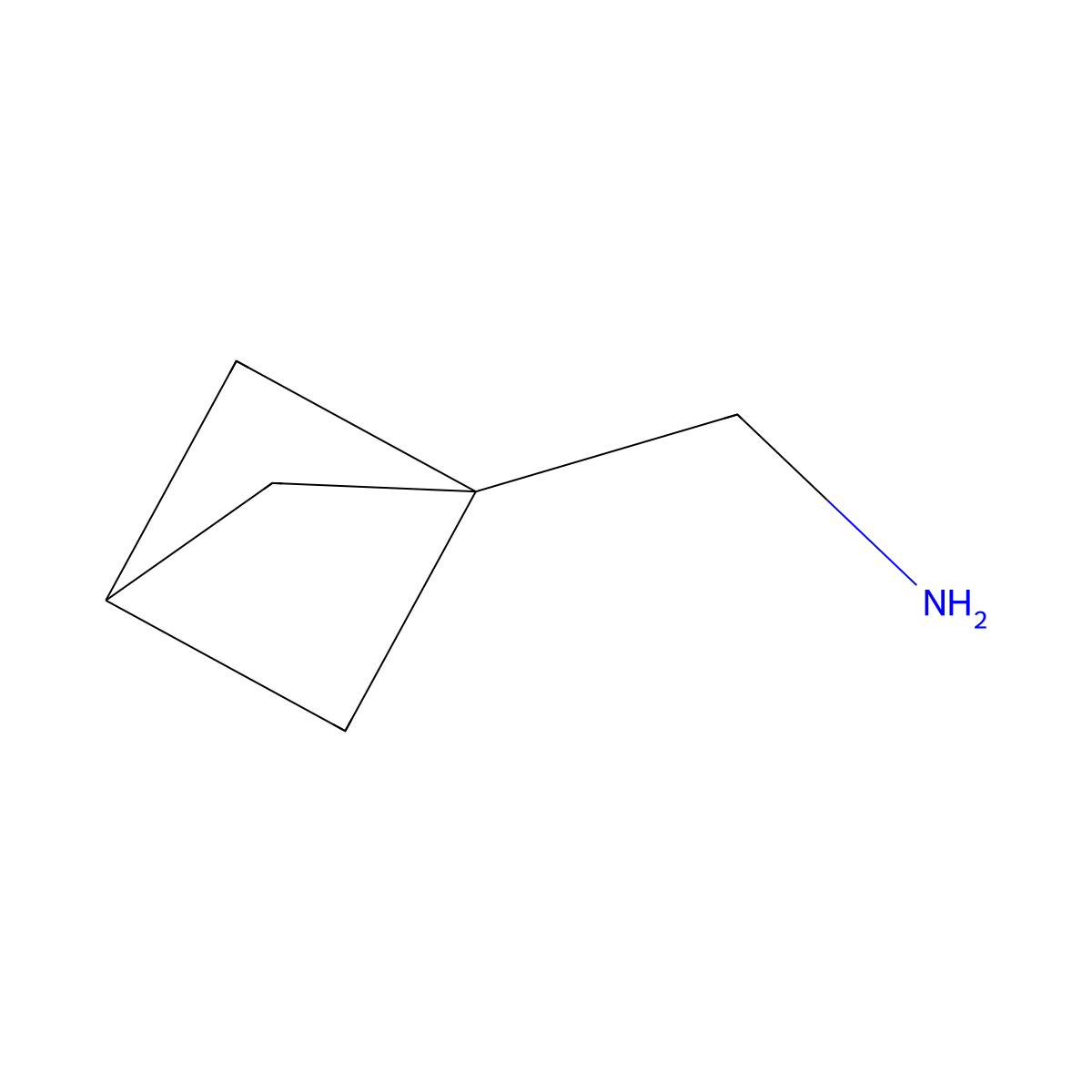 Bicyclo[1.1.1]pentan-1-ylmethanamine molecular structure, CAS 1807854-17-6