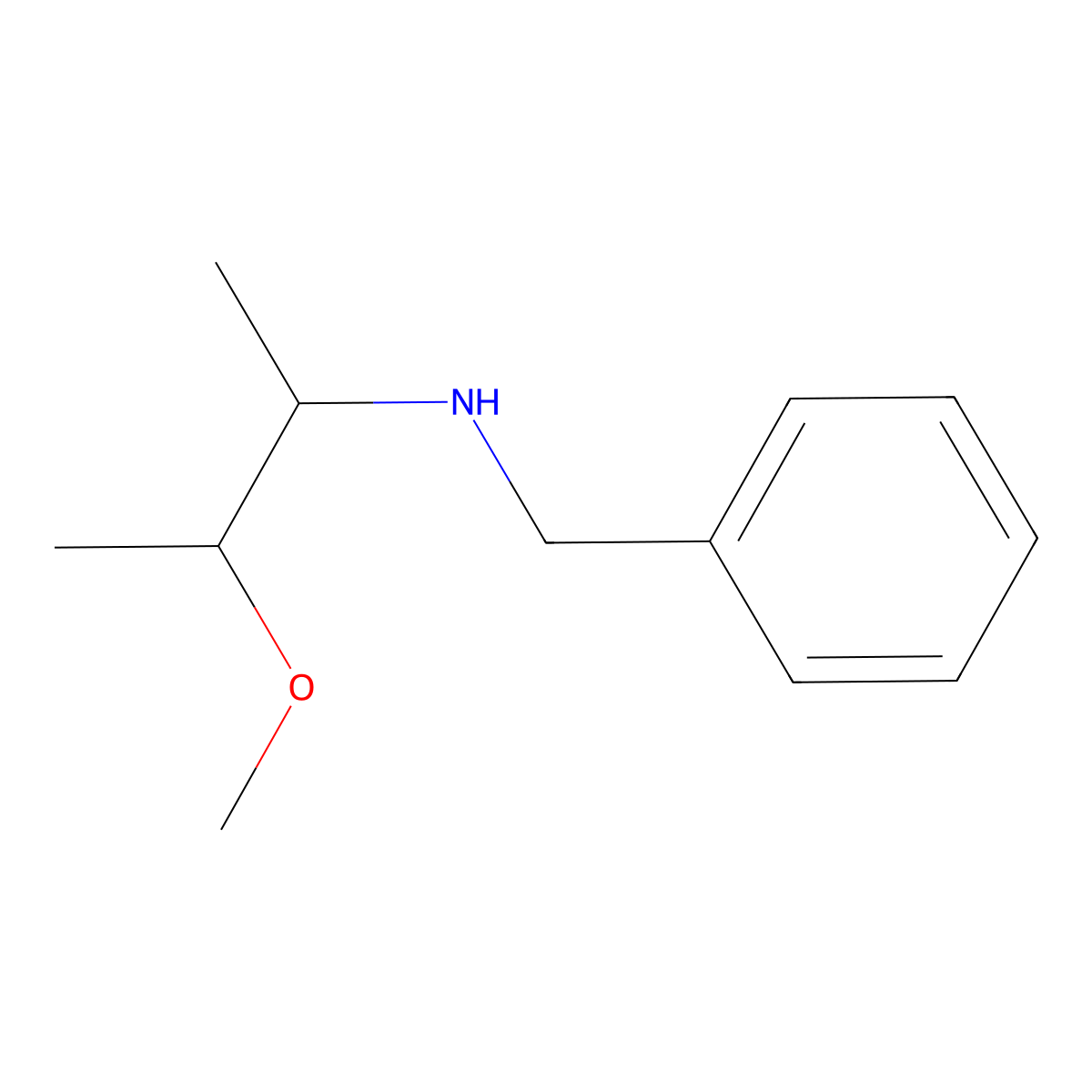 benzyl[(2S)-3-methoxybutan-2-yl]amine molecular structure, CAS 1807882-43-4