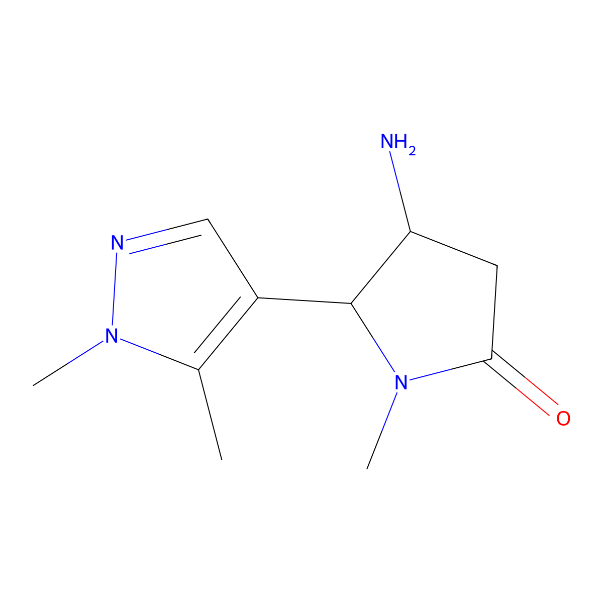 rac-(4R,5S)-4-amino-5-(1,5-dimethyl-1H-pyrazol-4-yl)-1-methylpyrrolidin-2-one molecular structure, CAS 1807914-35-7