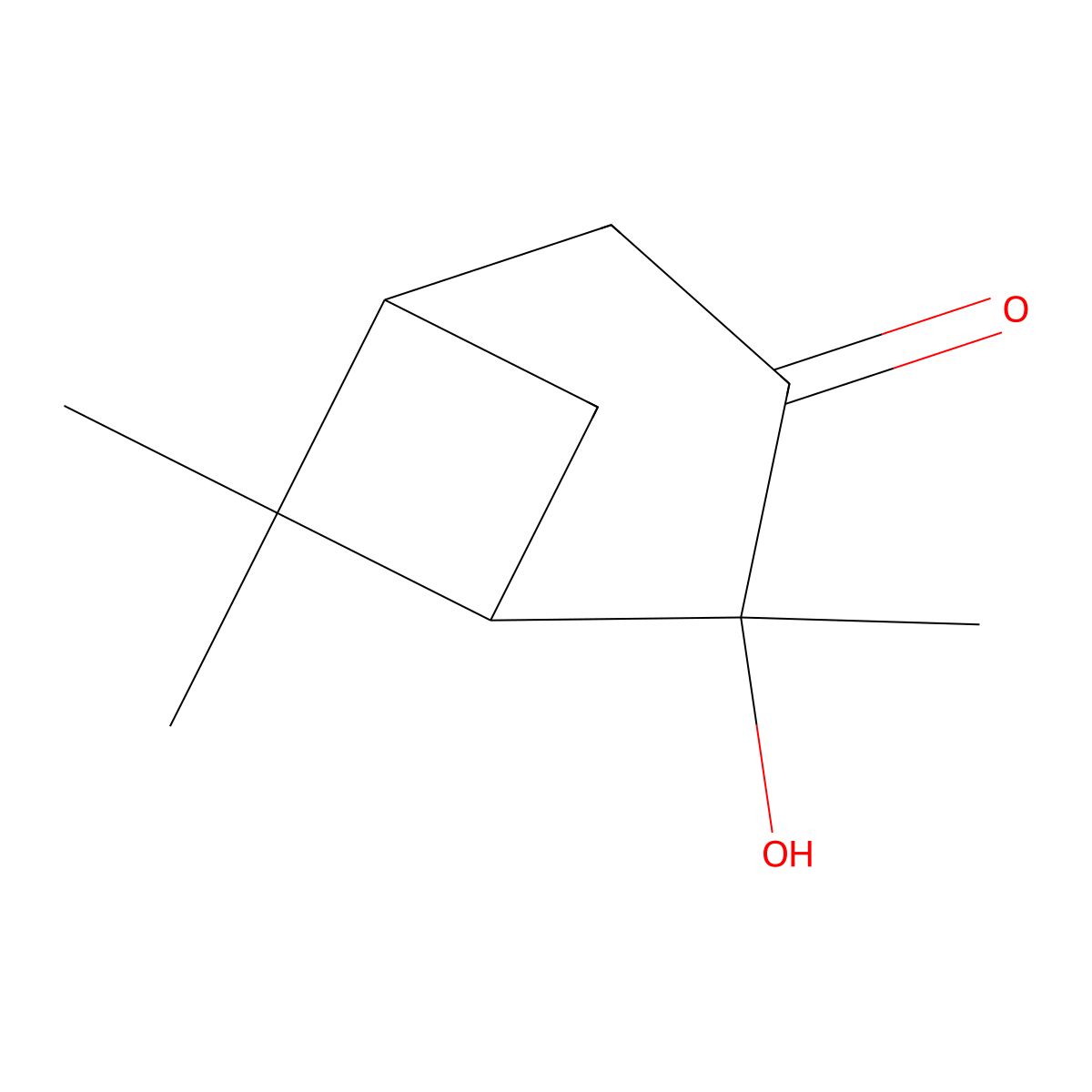 (2R)-2-hydroxy-2,6,6-trimethylbicyclo[3.1.1]heptan-3-one molecular structure, CAS 1807938-57-3