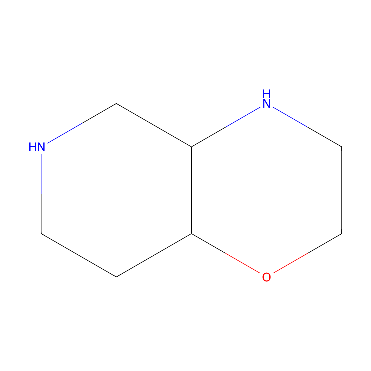 (4aS,8aR)-octahydro-2H-pyrido[4,3-b]morpholine molecular structure, CAS 1807938-71-1
