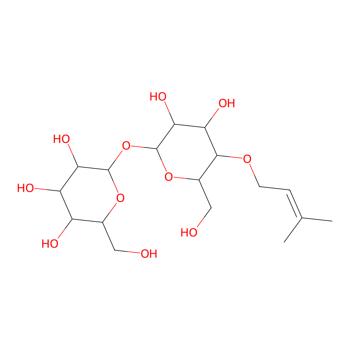 Lentztrehalose B molecular structure, CAS 1808096-67-4