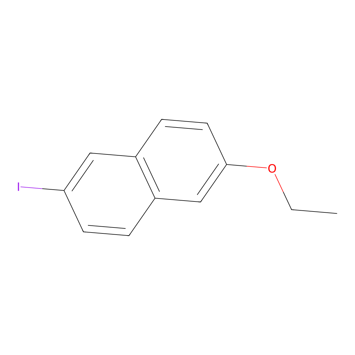 2-Ethoxy-6-iodonaphthalene molecular structure, CAS 1808165-21-0