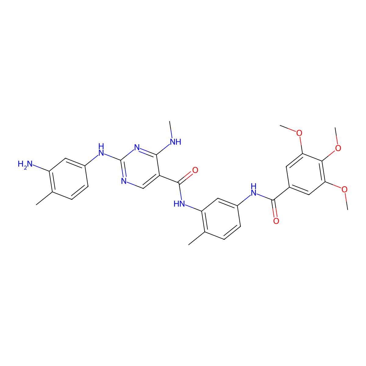 Bcr-abl-IN-8 molecular structure, CAS 1808288-49-4